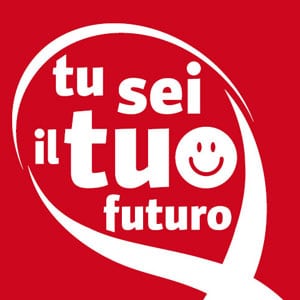 Scritta tu sei il tuo futuro con smile